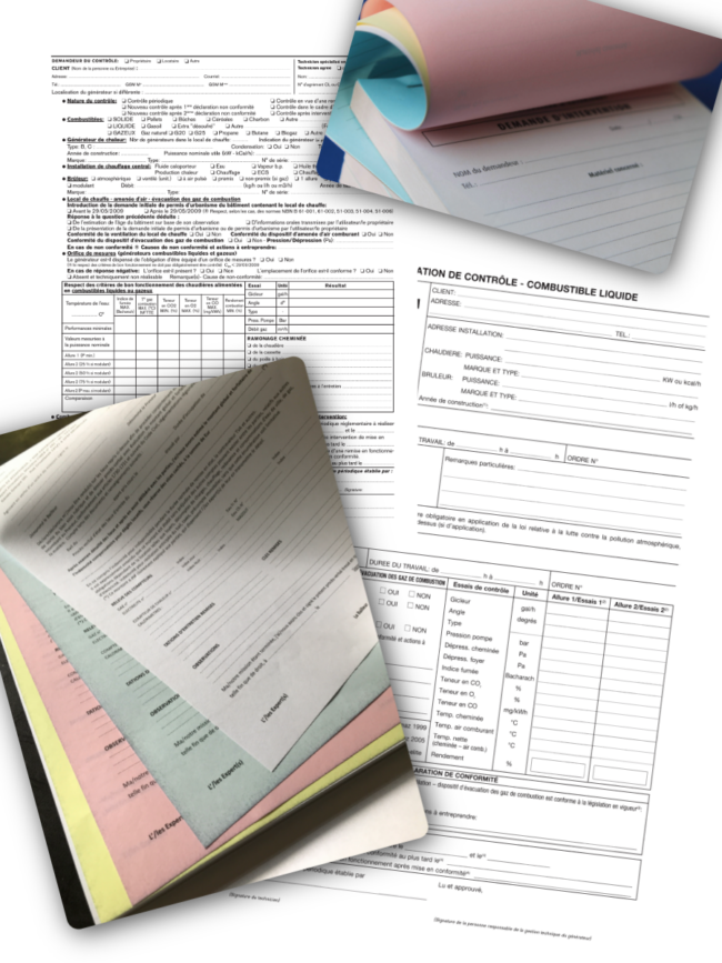 Fiches de travail