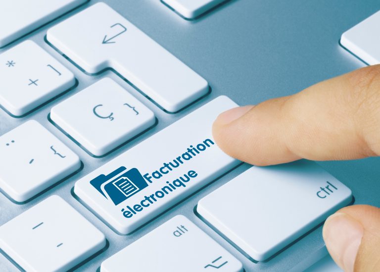 Touche de clavier dédiée à la facturation électronique via Peppol
